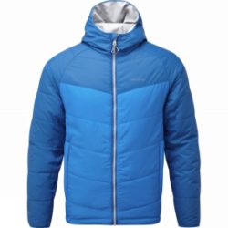 Craghoppers Mens CompressLite Packaway Hooded Jacket Sport Blue/Deep China Blue